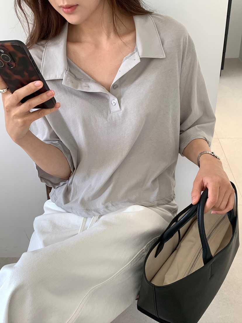 BLEECKER韓國直郵女士新款時尚26夏季推薦人氣熱賣休閑T恤BLEECKERT恤