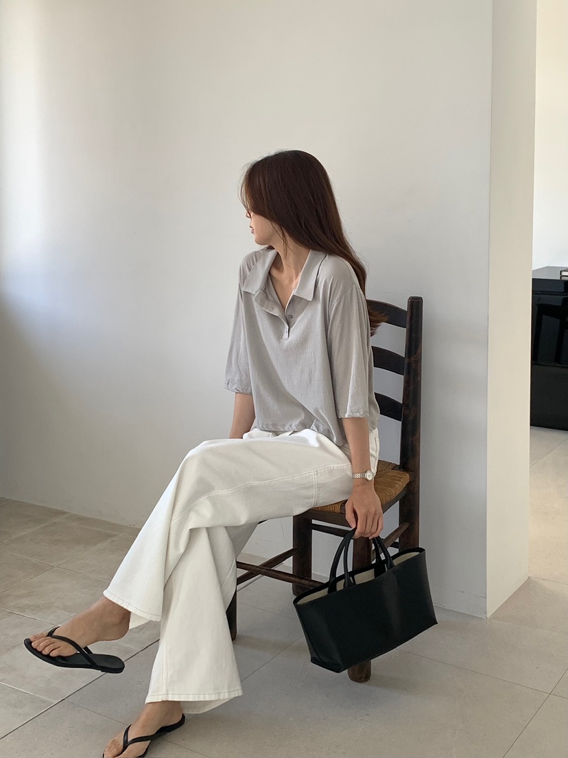 BLEECKER韓國直郵女士新款時尚26夏季推薦人氣熱賣休閑T恤BLEECKERT恤