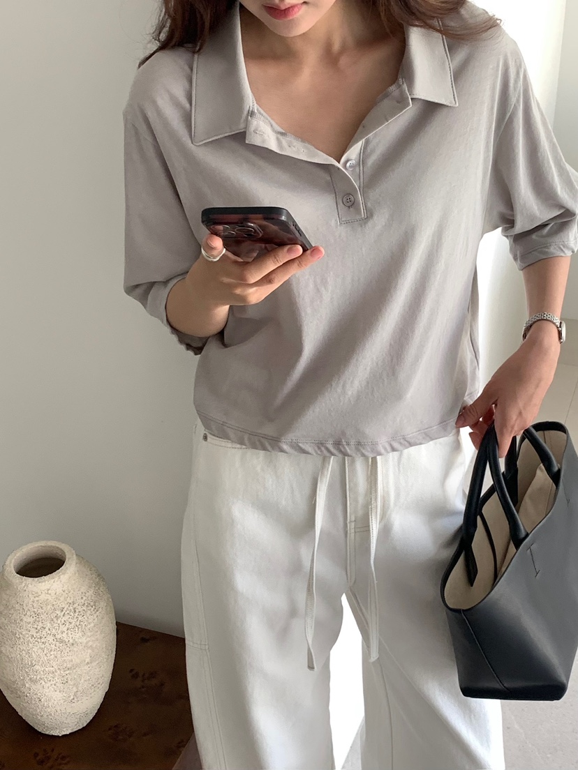BLEECKER韓國直郵女士新款時尚26夏季推薦人氣熱賣休閑T恤BLEECKERT恤