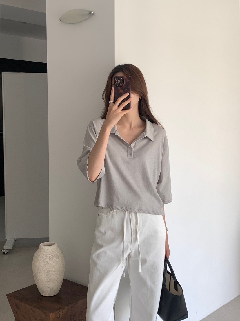BLEECKER韓國直郵女士新款時尚26夏季推薦人氣熱賣休閑T恤BLEECKERT恤