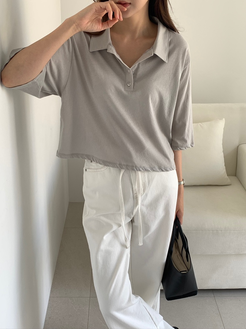 BLEECKER韓國直郵女士新款時尚26夏季推薦人氣熱賣休閑T恤BLEECKERT恤