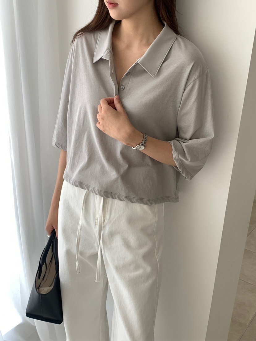 BLEECKER韓國直郵女士新款時尚26夏季推薦人氣熱賣休閑T恤BLEECKERT恤