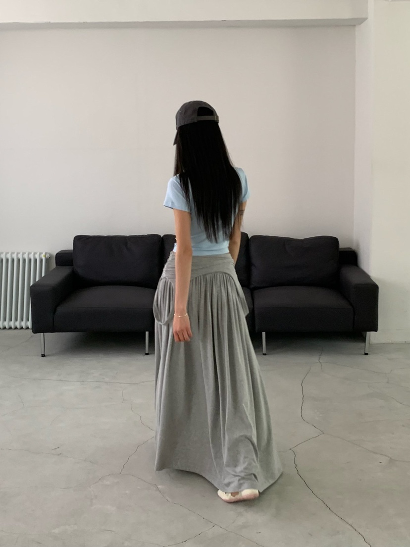 REVE CITE-L韓國代購女士新品熱賣人氣26春夏長裙喇叭形REVE CITE-L長裙