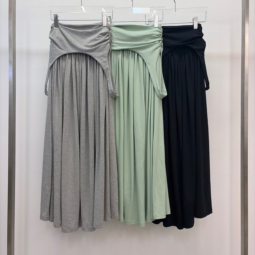 REVE CITE-L韓國代購女士新品熱賣人氣26春夏長裙喇叭形REVE CITE-L長裙