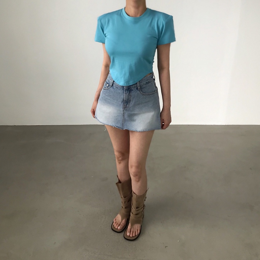 2TWO MOON東大門實拍韓國女士新品休閑人氣推薦職業T恤M2TWO MOONT恤圖色3
