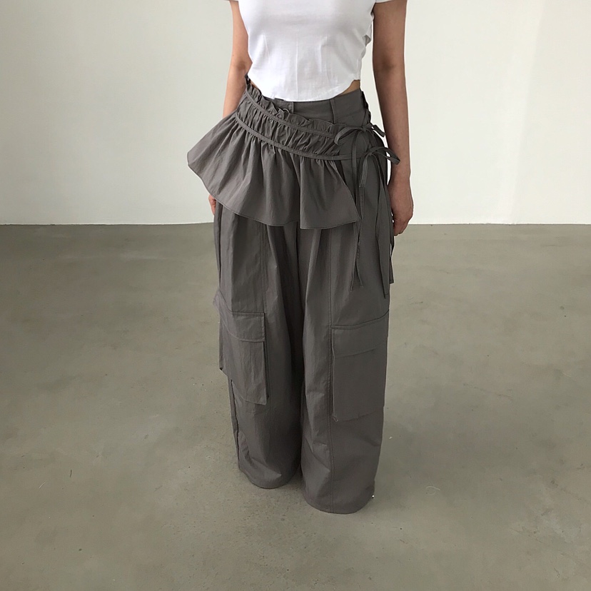 2TWO MOON韓國直郵女裝新品休閑職業時尚26春夏熱賣休閑褲2TWO MOON休閑褲