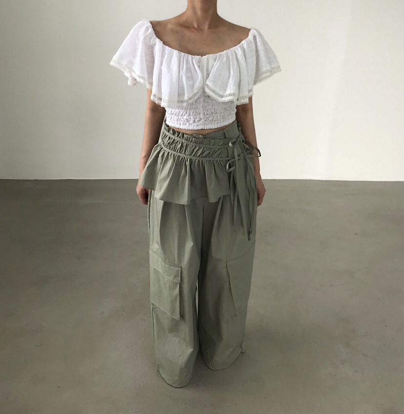 2TWO MOON韓國直郵女裝新品休閑職業時尚26春夏熱賣休閑褲2TWO MOON休閑褲