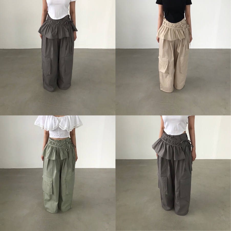2TWO MOON韓國直郵女裝新品休閑職業時尚26春夏熱賣休閑褲2TWO MOON休閑褲