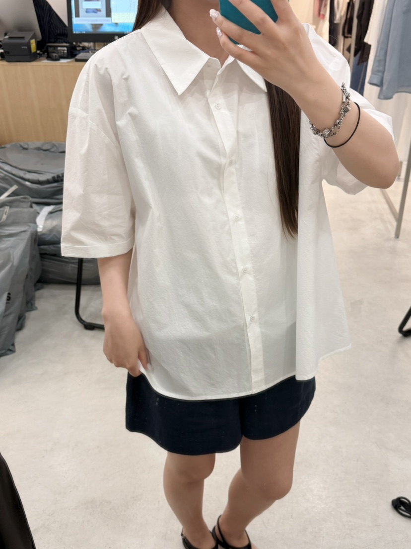 THE EYL韓國代購女裝新款26春夏人氣職業時尚襯衫蕾絲衫STHE EYL襯衫/蕾絲衫
