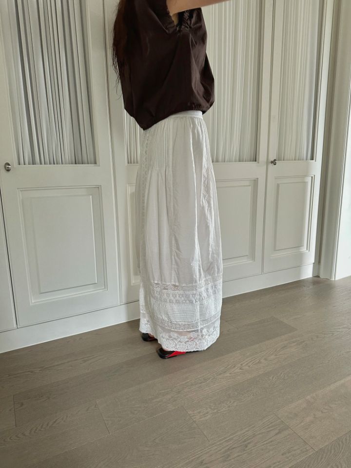 MARE韓國直郵女士新品26夏季人氣推薦休閑時尚熱賣長裙蕾絲MARE長裙