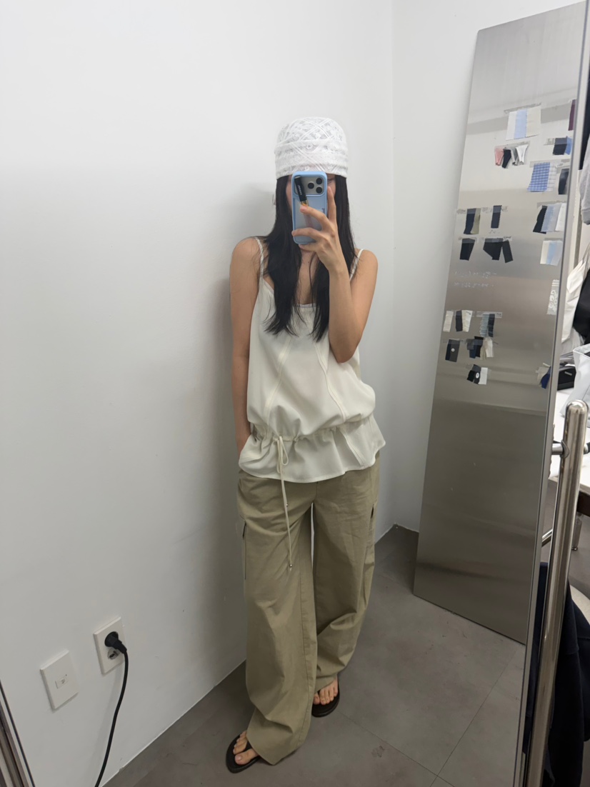 FOR TAPE韓國直郵女裝新款休閑26春夏熱賣休閑褲工裝褲水洗FOR TAPE休閑褲