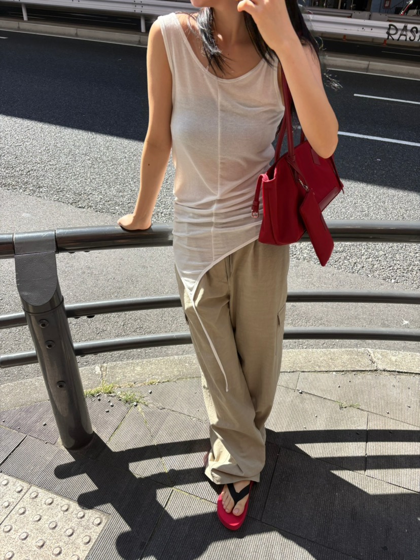 FOR TAPE韓國直郵女裝新款休閑26春夏熱賣休閑褲工裝褲水洗FOR TAPE休閑褲