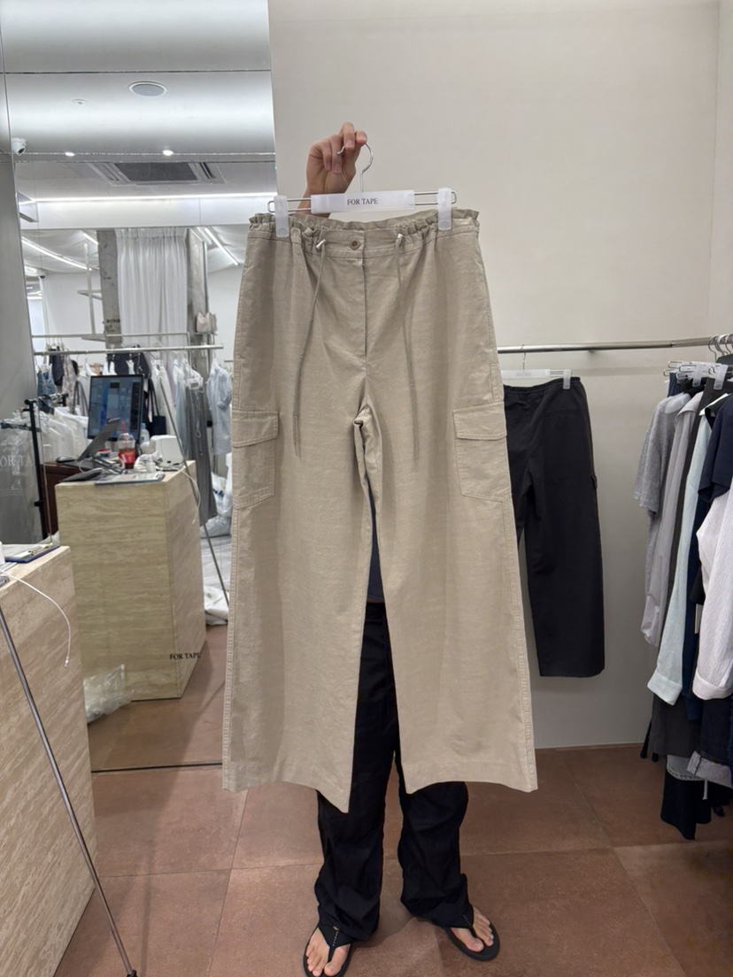 FOR TAPE韓國直郵女裝新款休閑26春夏熱賣休閑褲工裝褲水洗FOR TAPE休閑褲圖色2