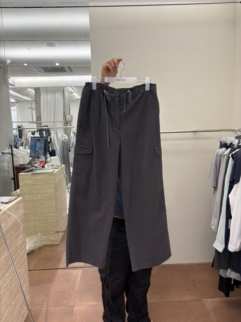 FOR TAPE韓國直郵女裝新款休閑26春夏熱賣休閑褲工裝褲水洗FOR TAPE休閑褲圖色3