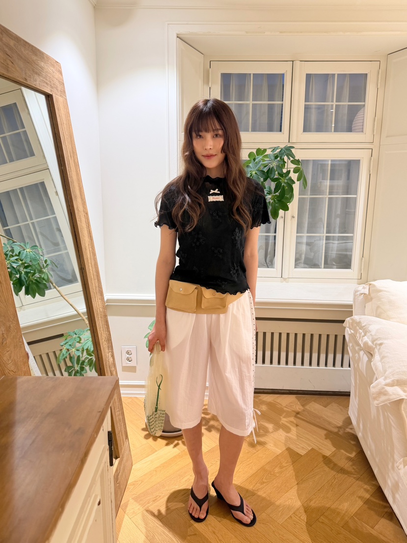BOUTIQUE-L韓國東大門代購女士新品26夏季26春夏時尚短褲BOUTIQUE-L短褲