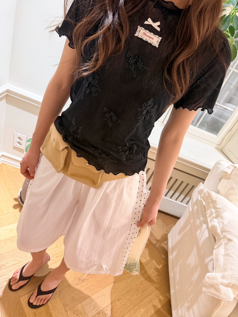 BOUTIQUE-L韓國東大門代購女士新品26夏季26春夏時尚短褲BOUTIQUE-L短褲