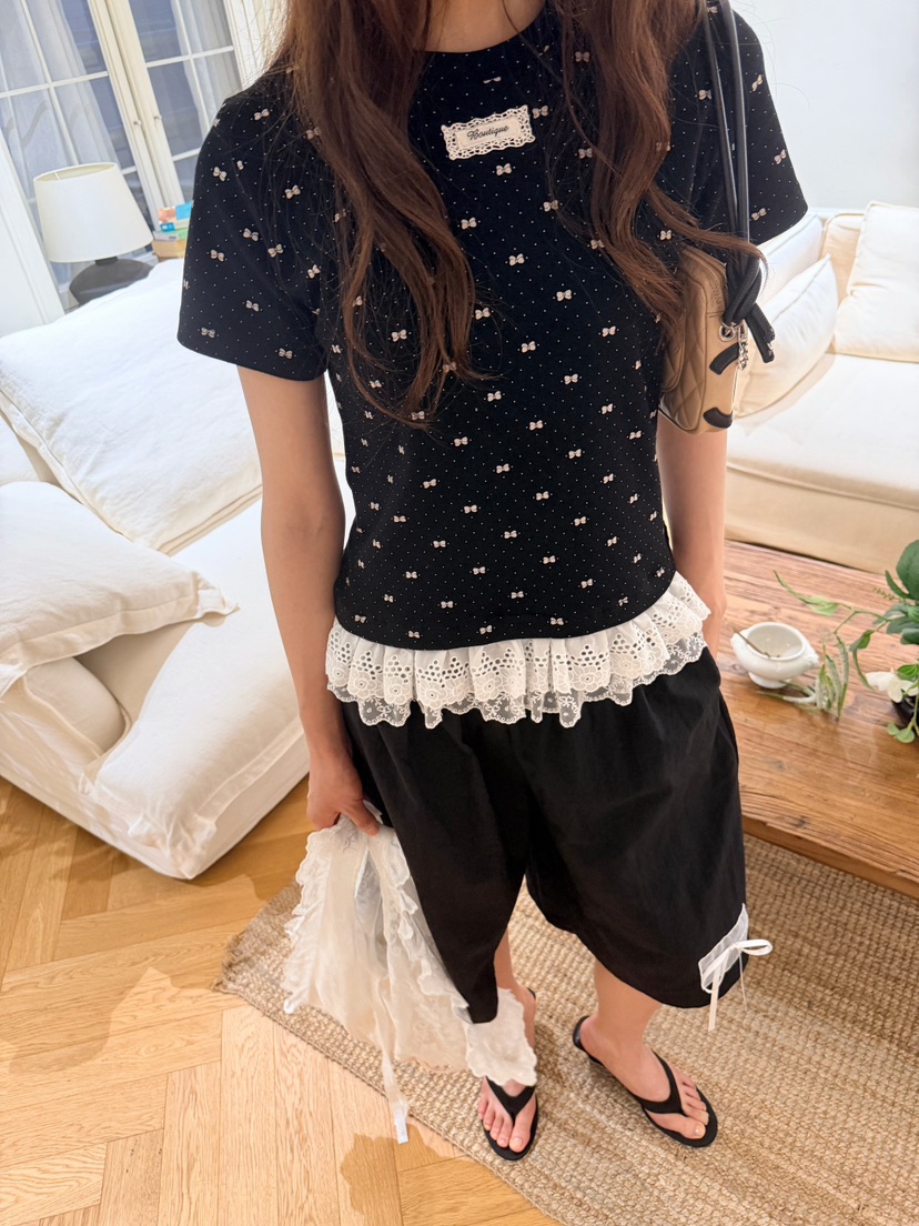 BOUTIQUE-L韓國東大門代購女士新品26夏季26春夏時尚短褲BOUTIQUE-L短褲