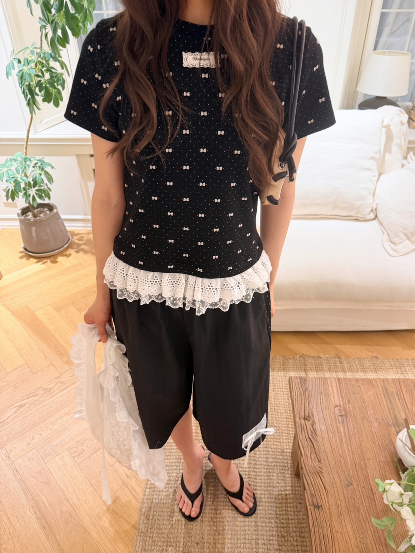 BOUTIQUE-L韓國東大門代購女士新品26夏季26春夏時尚短褲BOUTIQUE-L短褲