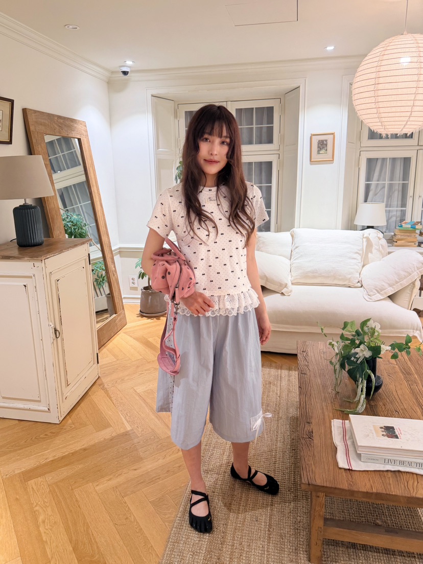BOUTIQUE-L韓國東大門代購女士新品26夏季26春夏時尚短褲BOUTIQUE-L短褲