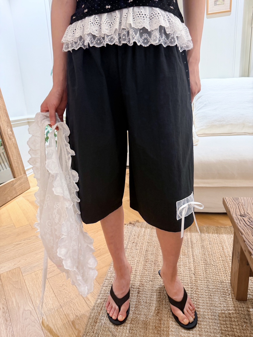 BOUTIQUE-L韓國東大門代購女士新品26夏季26春夏時尚短褲BOUTIQUE-L短褲圖色2