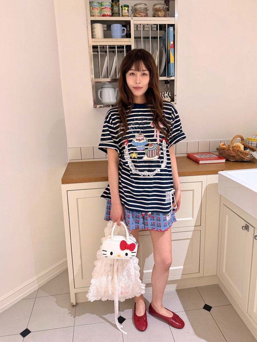 BOUTIQUE-L韓國直郵實拍女士新品休閑推薦時尚人氣26夏季T恤BOUTIQUE-LT恤