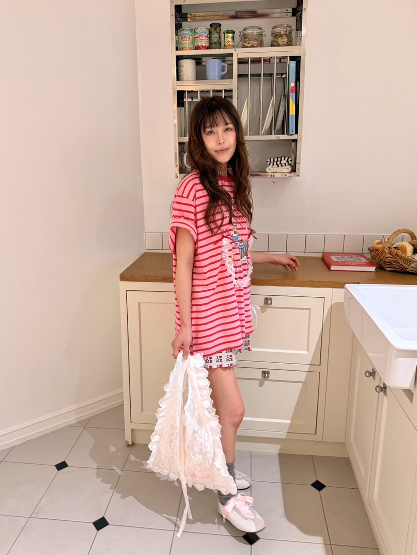 BOUTIQUE-L韓國直郵實拍女士新品休閑推薦時尚人氣26夏季T恤BOUTIQUE-LT恤