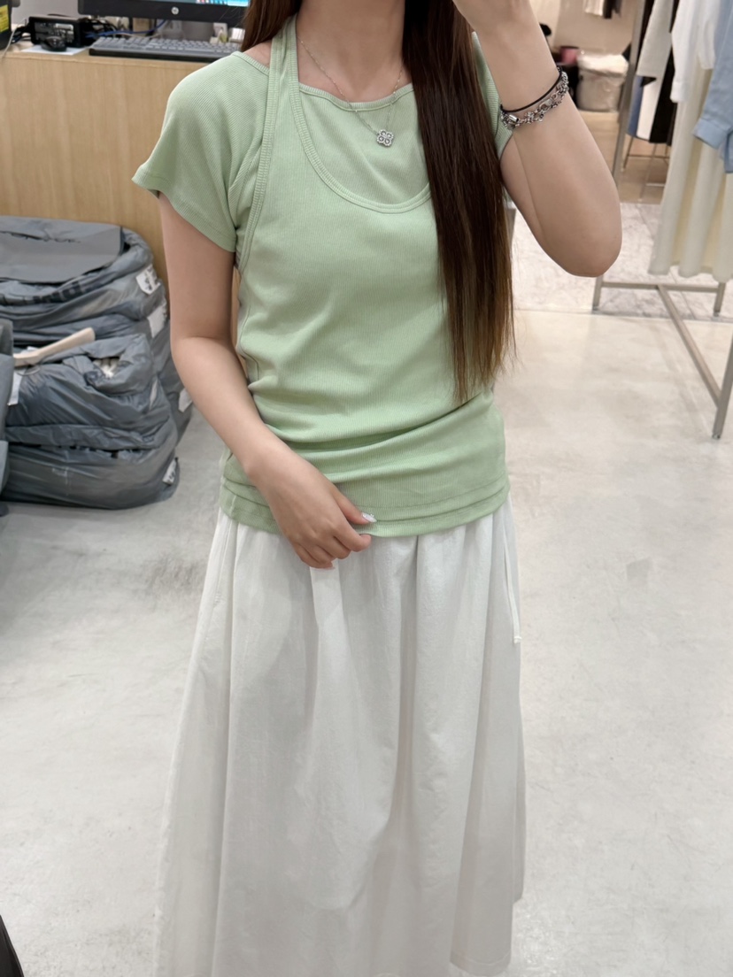 THE EYL東大門實拍韓國女士新品時尚推薦休閑26春夏人氣T恤THE EYLT恤