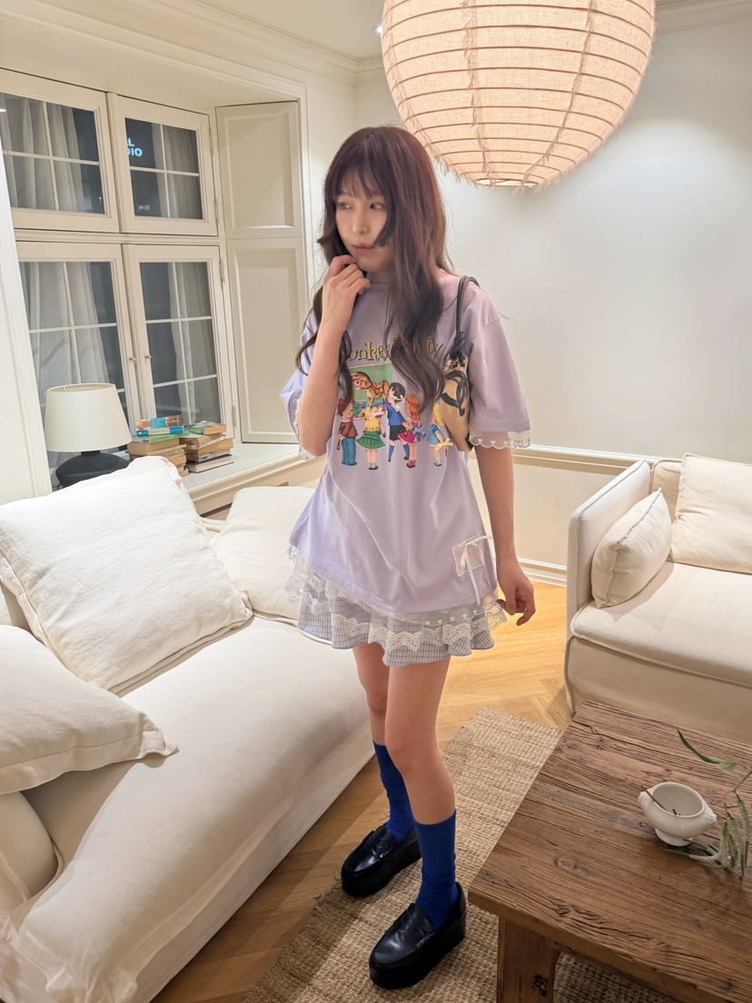 BOUTIQUE-L東大門實拍韓國女士新款時尚休閑26夏季熱賣T恤BOUTIQUE-LT恤