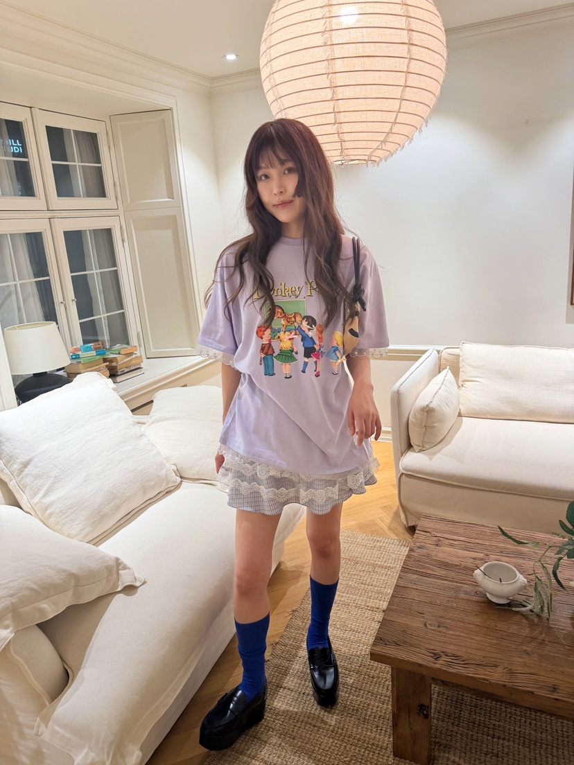BOUTIQUE-L東大門實拍韓國女士新款時尚休閑26夏季熱賣T恤BOUTIQUE-LT恤