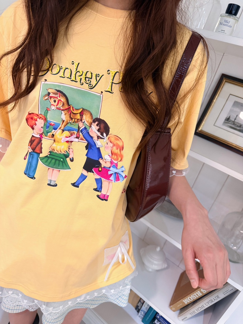 BOUTIQUE-L東大門實拍韓國女士新款時尚休閑26夏季熱賣T恤BOUTIQUE-LT恤