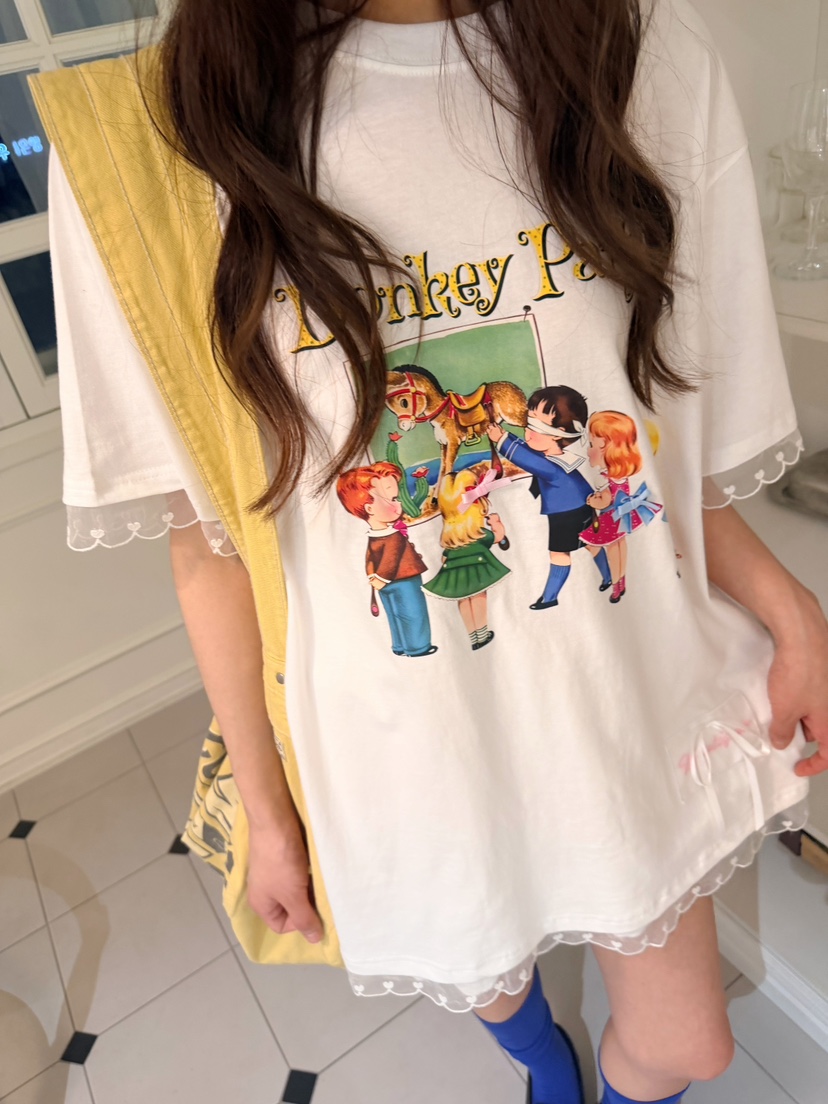 BOUTIQUE-L東大門實拍韓國女士新款時尚休閑26夏季熱賣T恤BOUTIQUE-LT恤圖色2