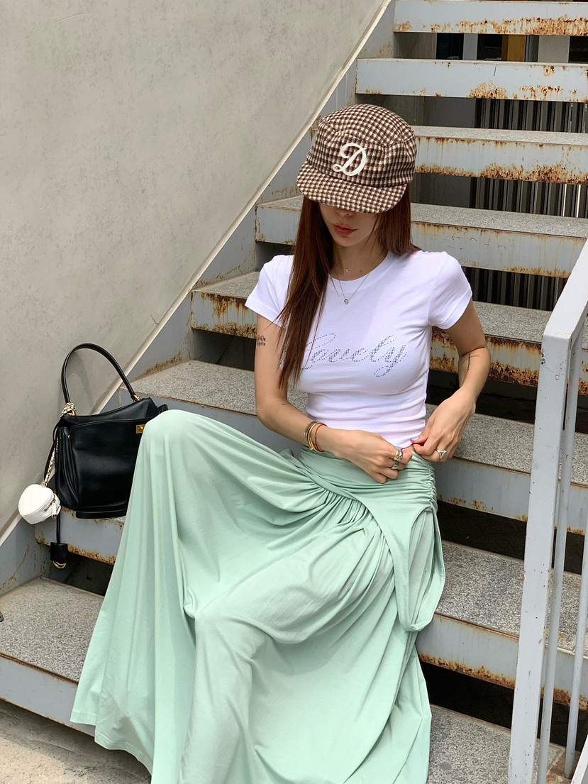 REVE CITE-L韓國直郵女士新款職業推薦26夏季T恤可愛的REVE CITE-LT恤