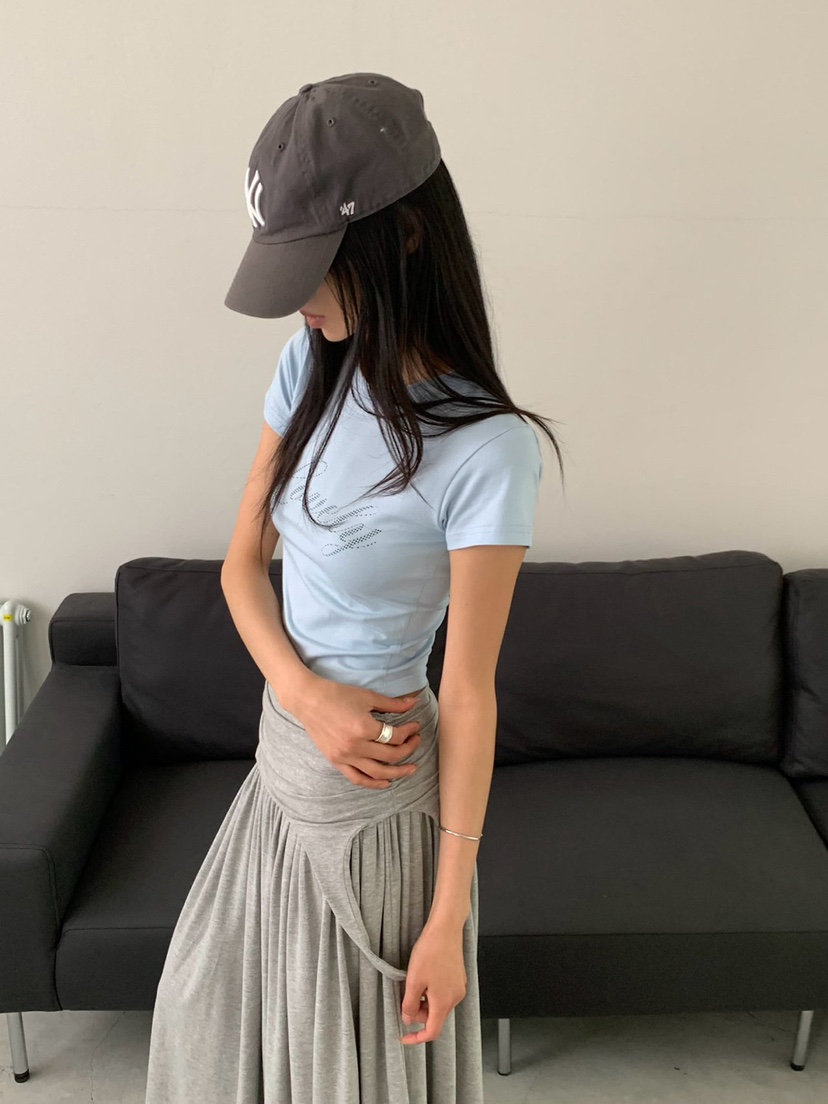 REVE CITE-L韓國直郵女士新款職業推薦26夏季T恤可愛的REVE CITE-LT恤