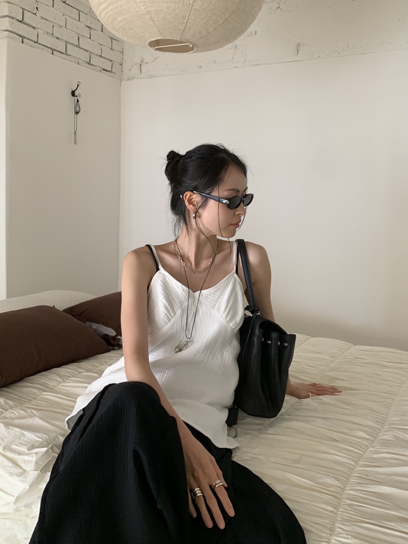 LOFN韓國直郵女裝新品人氣職業26春夏休閑26夏季吊帶背心LOFN吊帶/背心