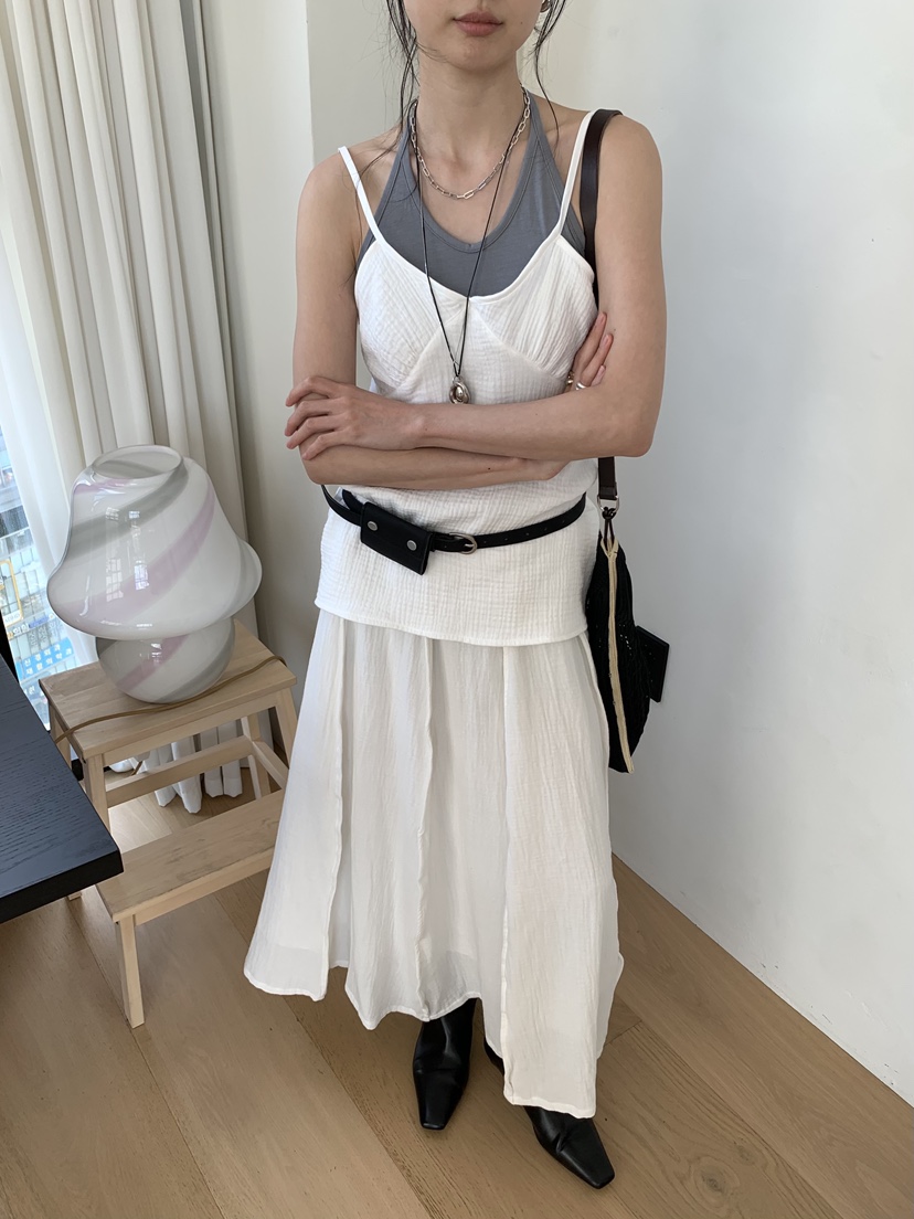 LOFN韓國直郵女裝新品人氣職業26春夏休閑26夏季吊帶背心LOFN吊帶/背心