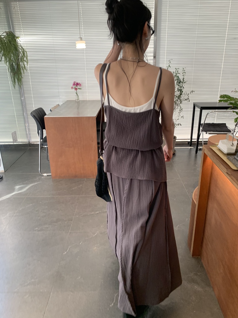 LOFN韓國直郵女裝新品人氣職業26春夏休閑26夏季吊帶背心LOFN吊帶/背心