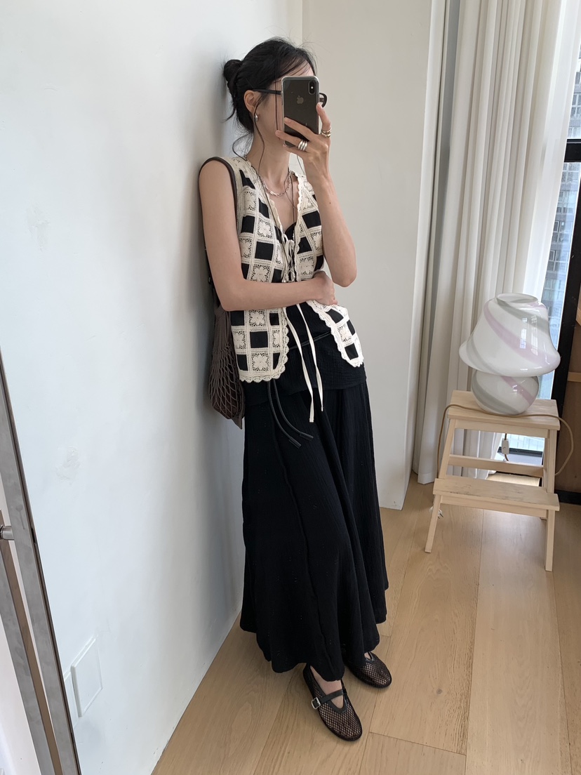 LOFN韓國直郵女裝新品人氣職業26春夏休閑26夏季吊帶背心LOFN吊帶/背心