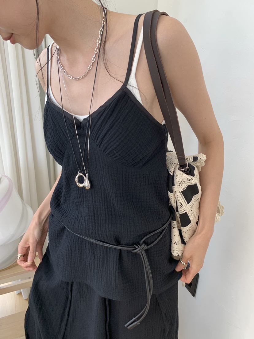 LOFN韓國直郵女裝新品人氣職業26春夏休閑26夏季吊帶背心LOFN吊帶/背心