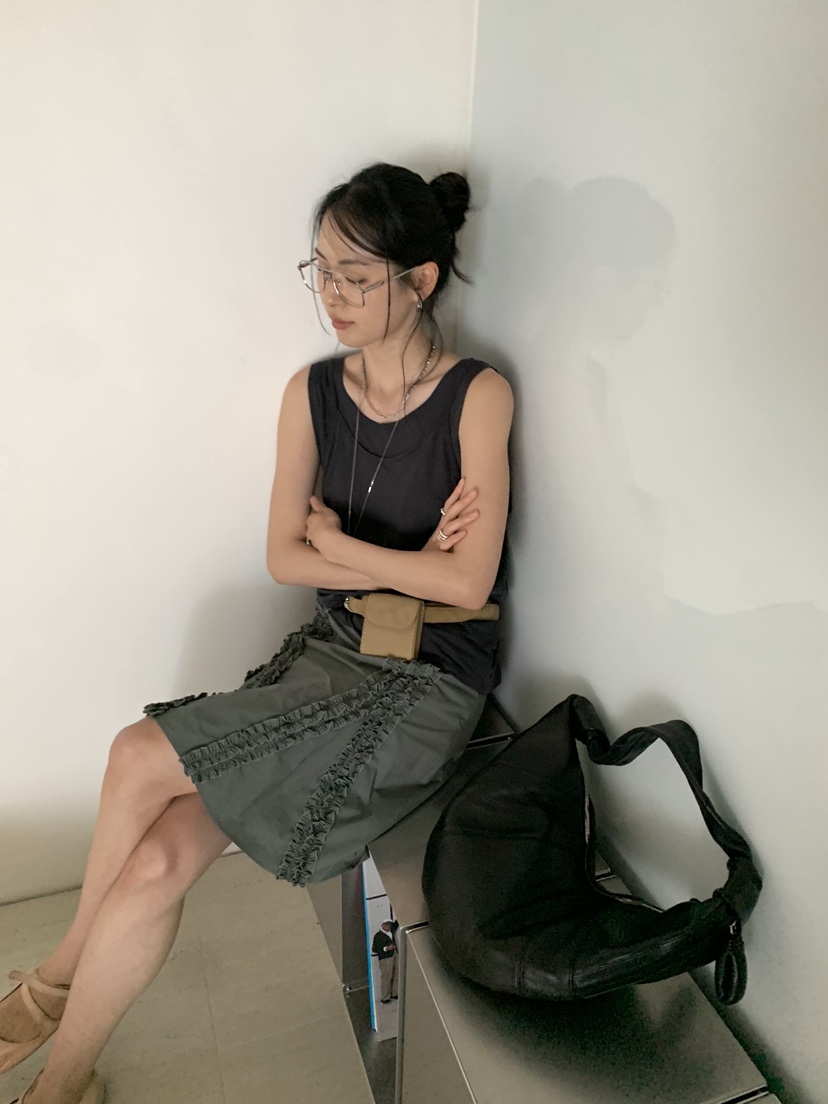 LOFN韓國東大門代購女裝新款26春夏職業熱賣時尚吊帶背心LOFN吊帶/背心