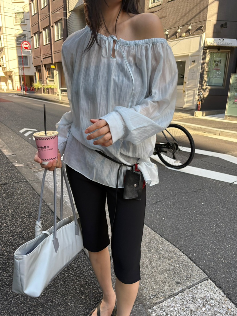 FOR TAPE韓國東大門直郵女士新品時尚休閑推薦襯衫蕾絲衫FOR TAPE襯衫/蕾絲衫