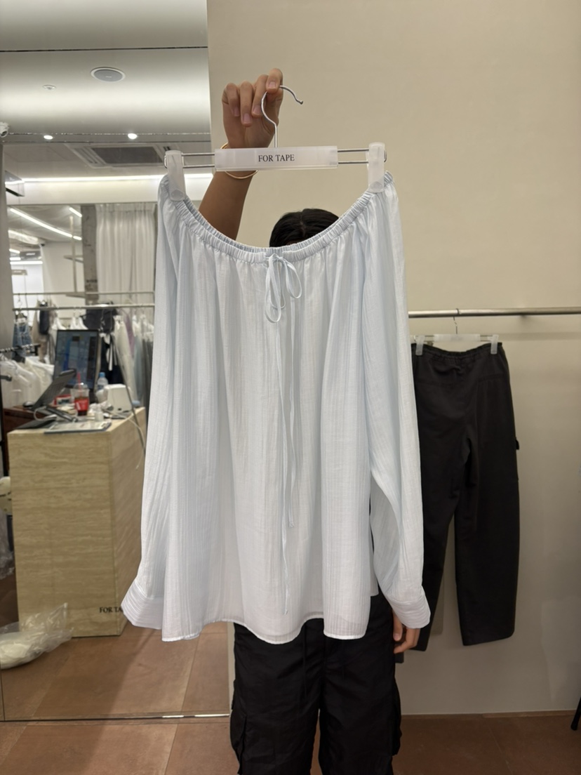 FOR TAPE韓國東大門直郵女士新品時尚休閑推薦襯衫蕾絲衫FOR TAPE襯衫/蕾絲衫圖色1