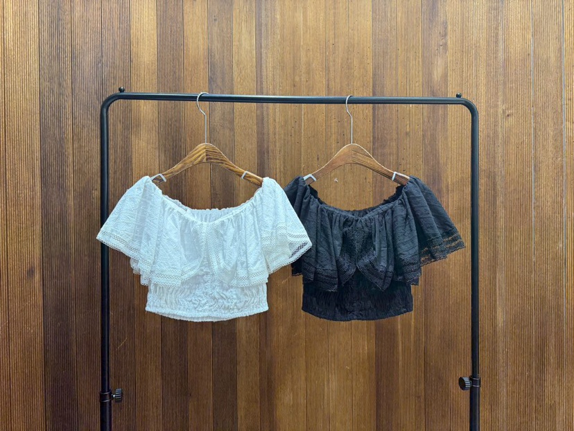 2TWO MOON韓國直郵女裝新品休閑職業26春夏熱賣襯衫蕾絲衫2TWO MOON襯衫/蕾絲衫圖色2左二色