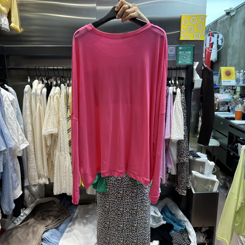 RUNWAY-런웨이韓國代購女士新品人氣休閑時尚推薦長袖T恤RUNWAY長袖T恤