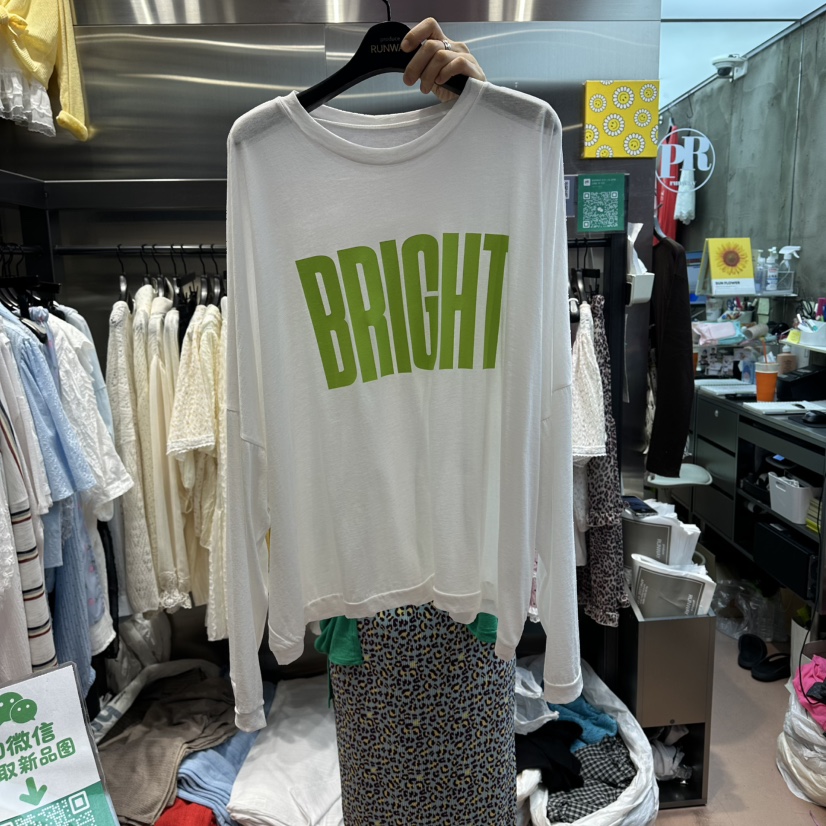 RUNWAY-런웨이韓國代購女士新品人氣休閑時尚推薦長袖T恤RUNWAY長袖T恤圖色3