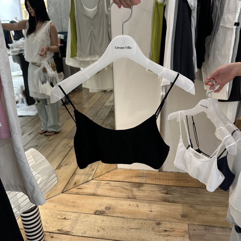 CREAM VILLA韓國直郵女裝新款熱賣吊帶背心CREAM VILLA吊帶/背心圖色3黑色