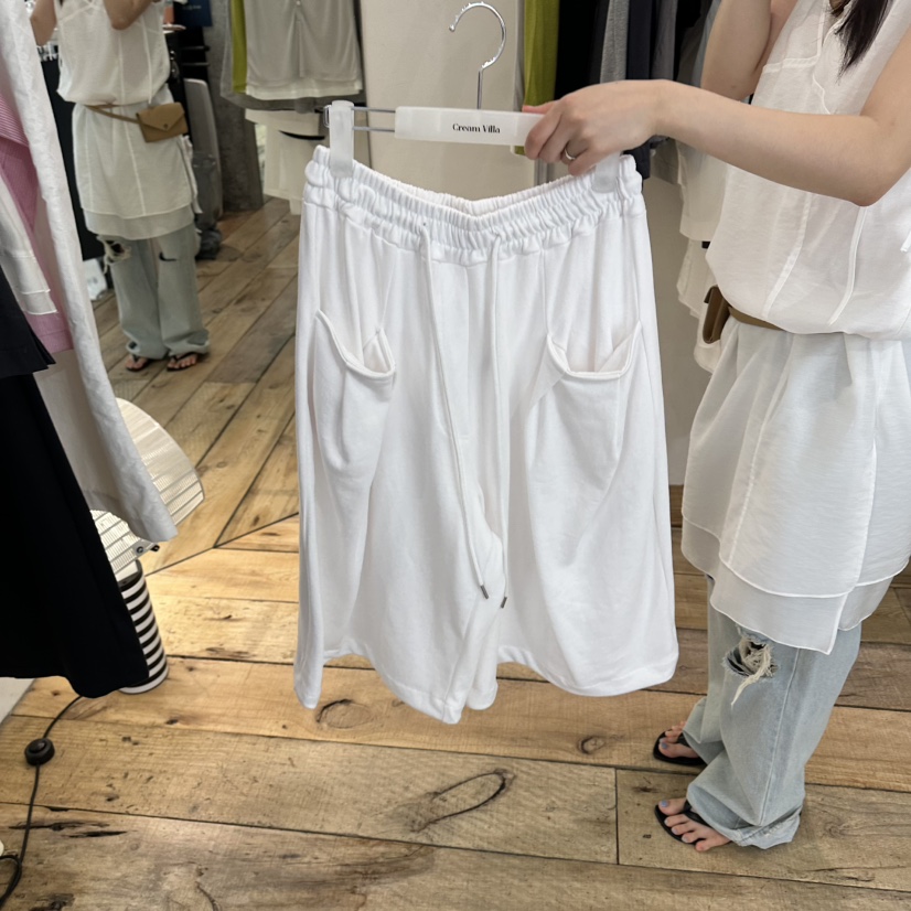 CREAM VILLA韓國代購女裝新品人氣短褲CREAM VILLA短褲圖色1