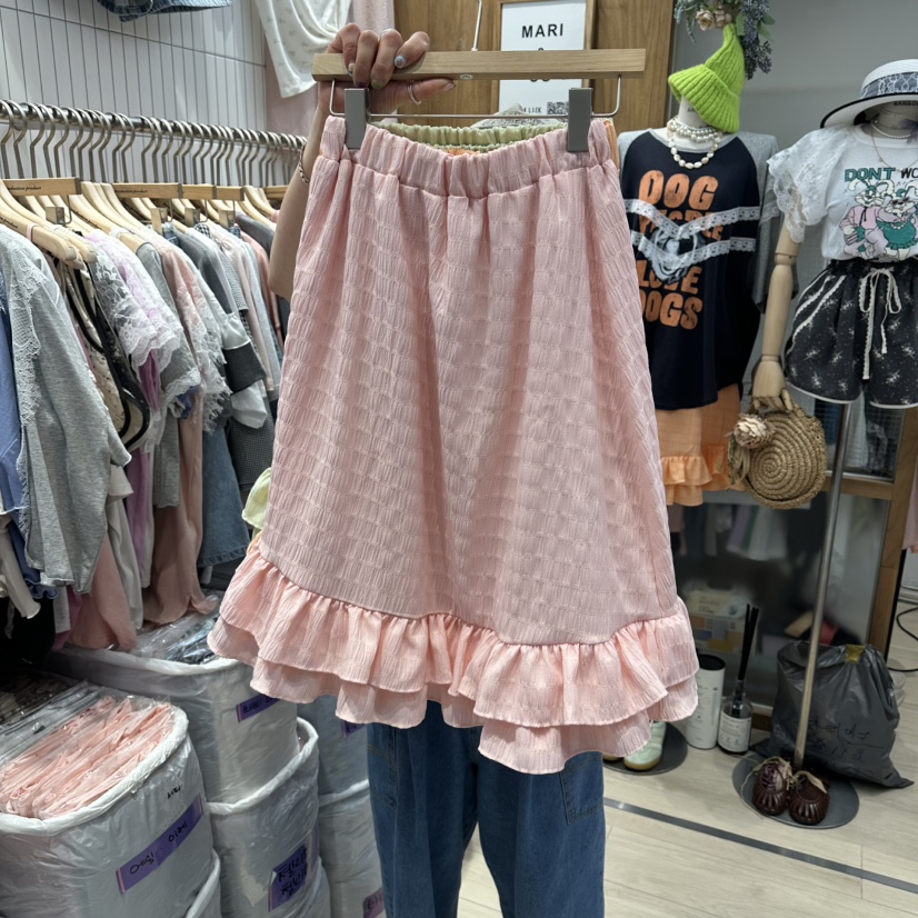 MARI CO韓國東大門代購女裝新品職業人氣26春夏半身裙中短裙MARI CO半身裙/中短裙