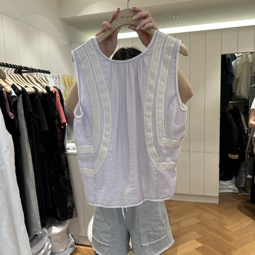 ARC韓國代購女士新款時尚人氣熱賣休閑推薦26夏季吊帶背心BLARC EN CIEL吊帶/背心圖色2