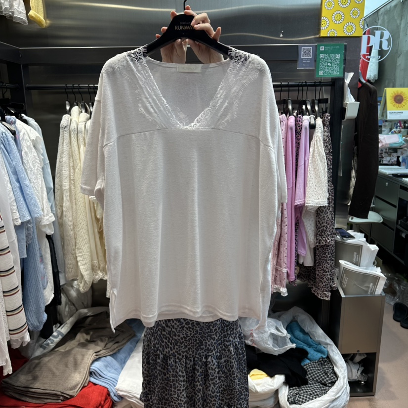 RUNWAY-런웨이東大門實拍韓國女裝新品26夏季人氣休閑T恤RUNWAYT恤圖色1