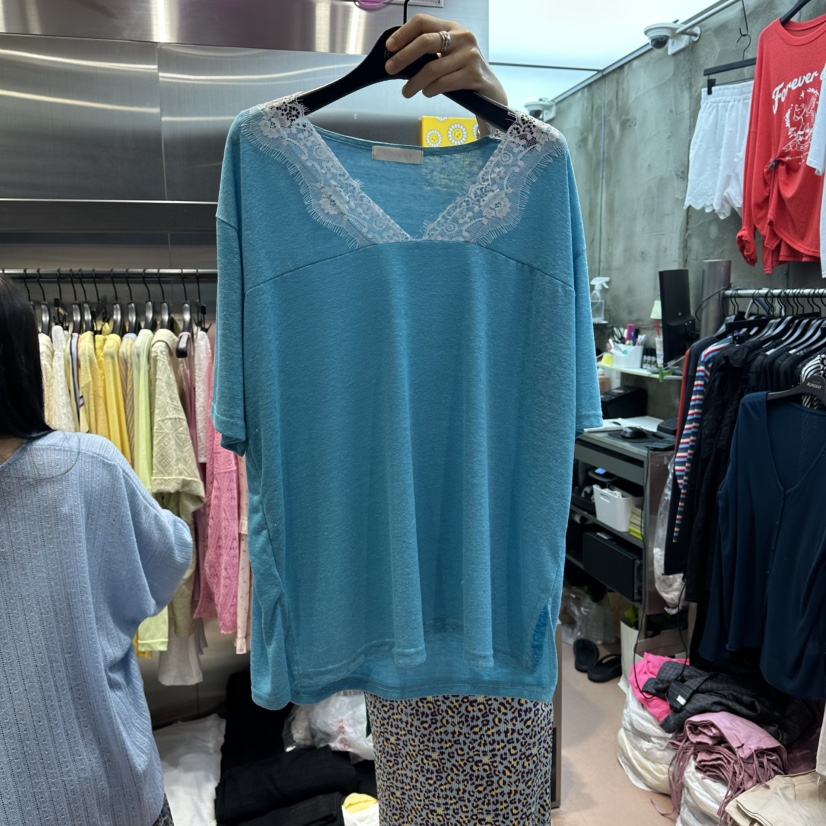 RUNWAY-런웨이東大門實拍韓國女裝新品26夏季人氣休閑T恤RUNWAYT恤圖色2